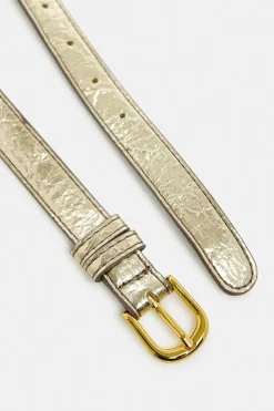 Belts-HUSK Essentiel Antwerp Fredastair Belt - Gold