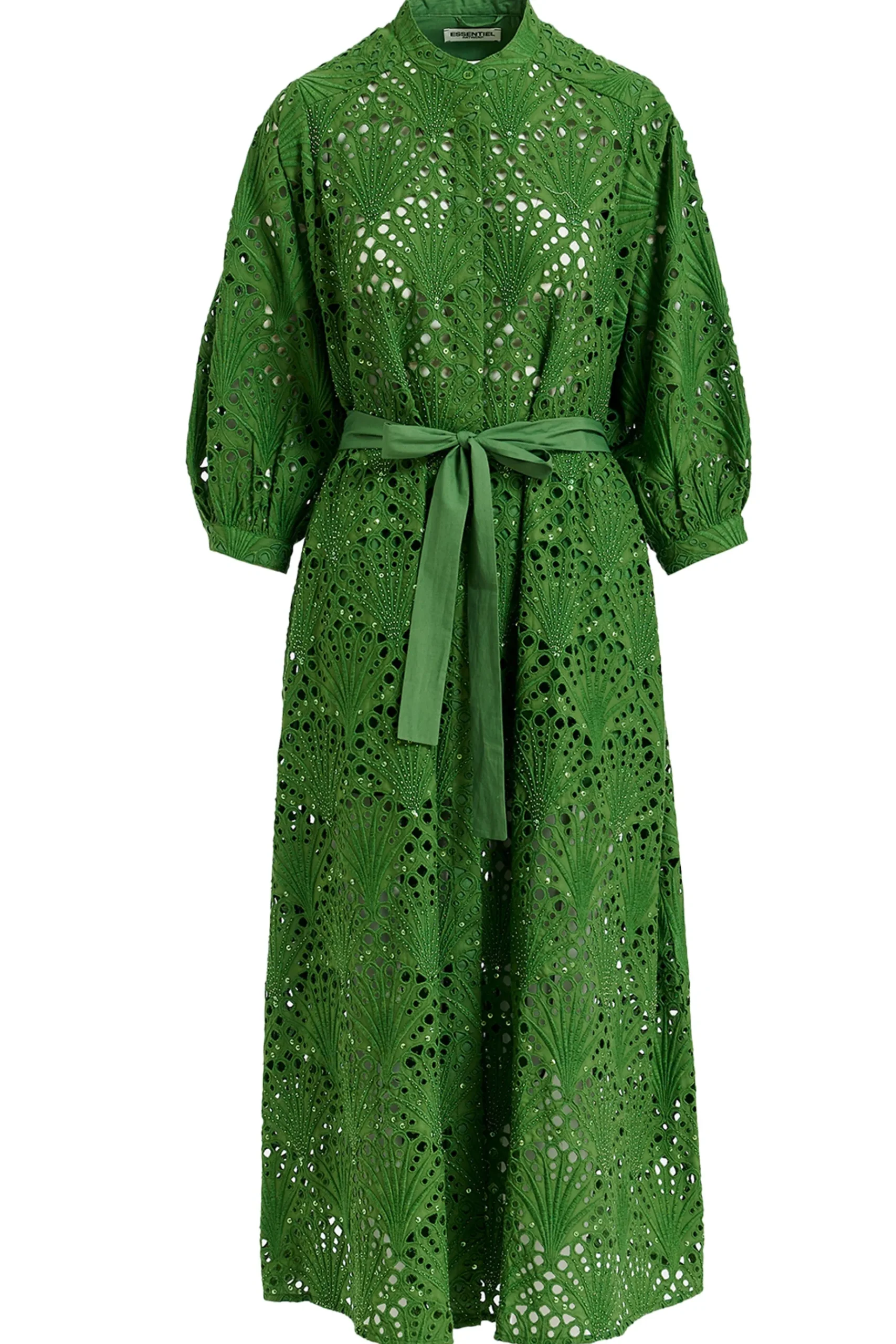 Dresses-HUSK Essentiel Antwerp Fresci Dress - Emerald