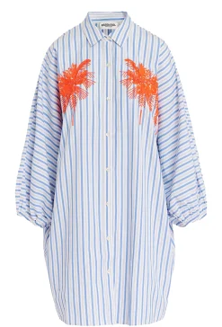 Dresses-HUSK Essentiel Antwerp Frilled Dress - Stripe