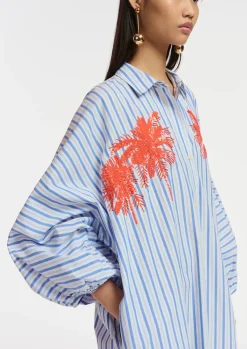Dresses-HUSK Essentiel Antwerp Frilled Dress - Stripe
