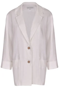 Jackets & Coats-HUSK Estilo Emporio Balth Blazer - White