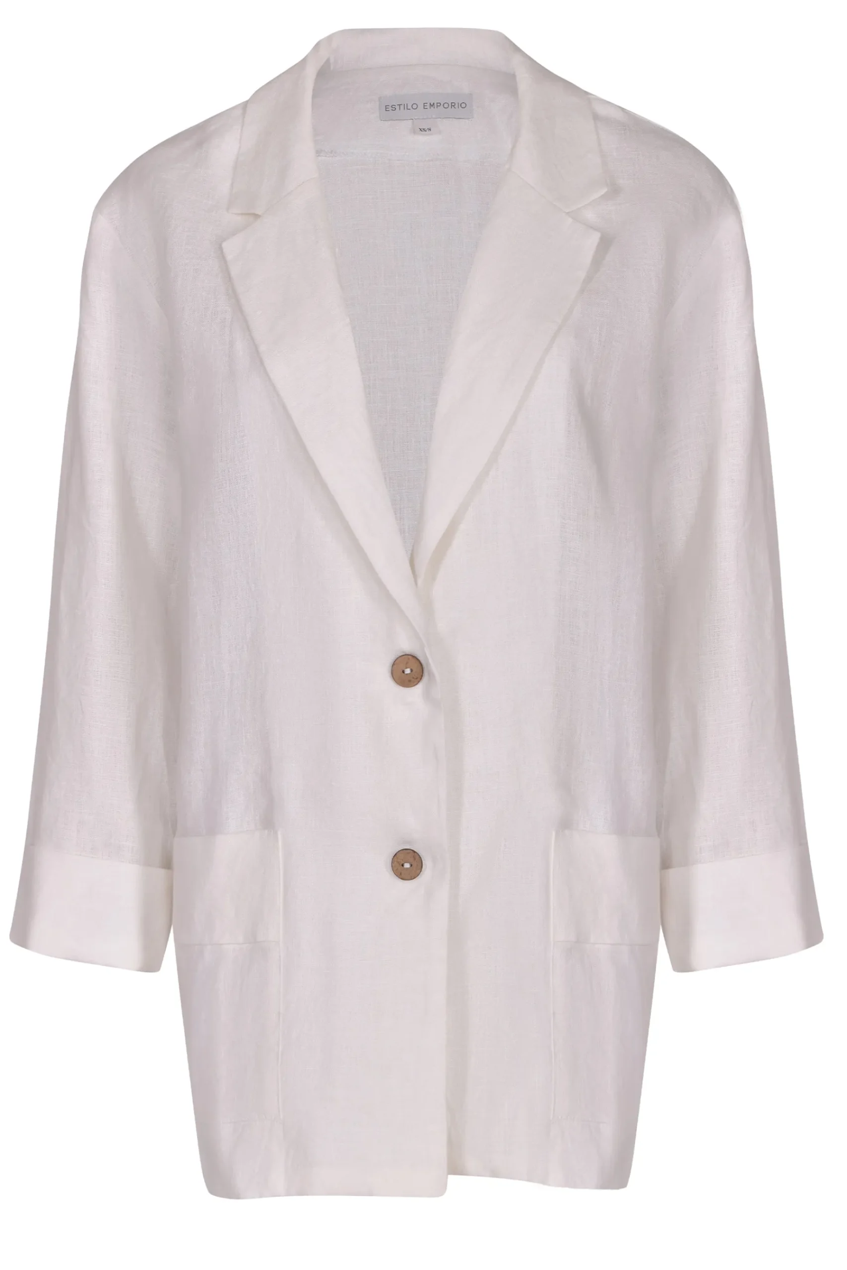 Jackets & Coats-HUSK Estilo Emporio Balth Blazer - White