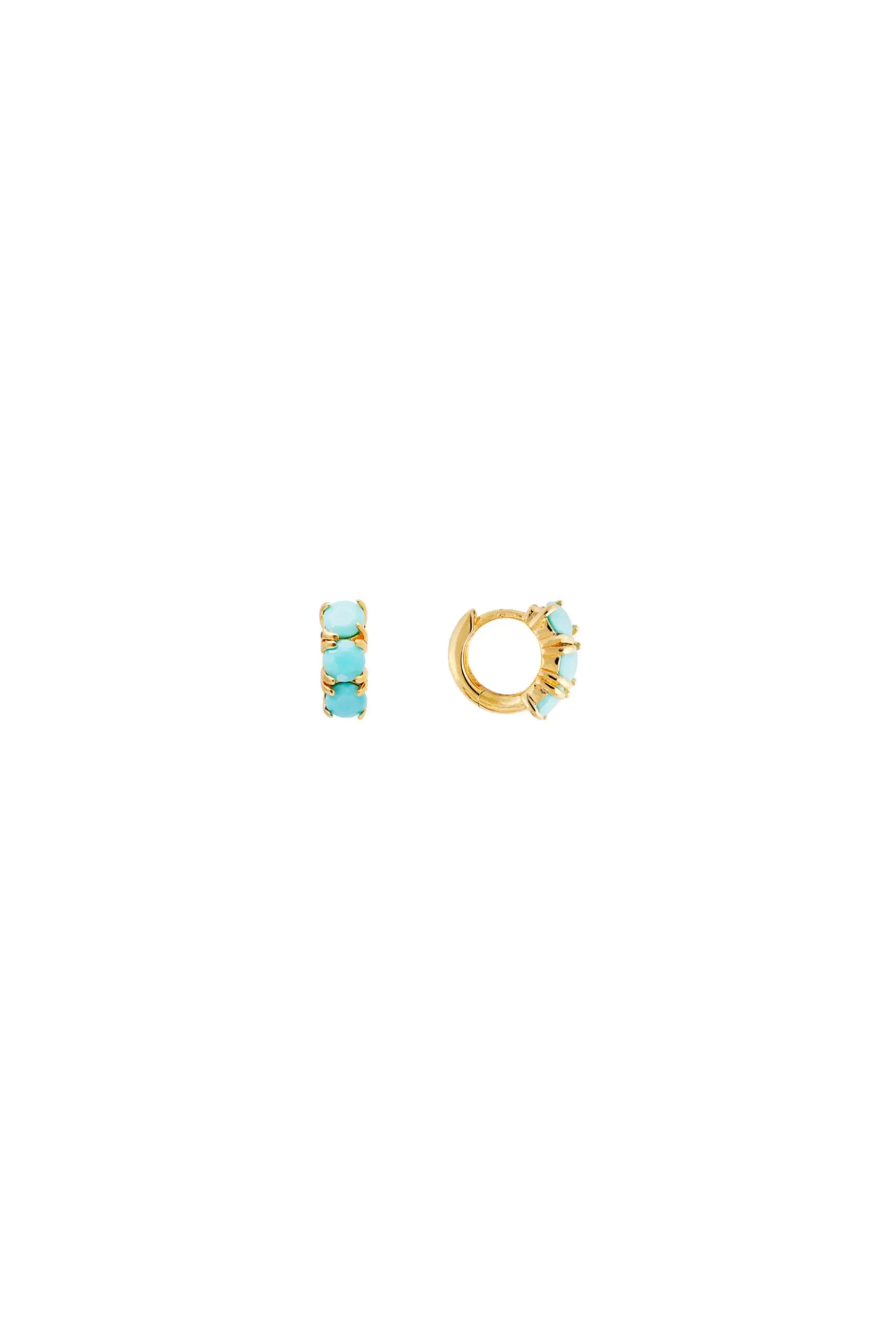 Earrings-HUSK Fairley Amazon Huggie - Gold