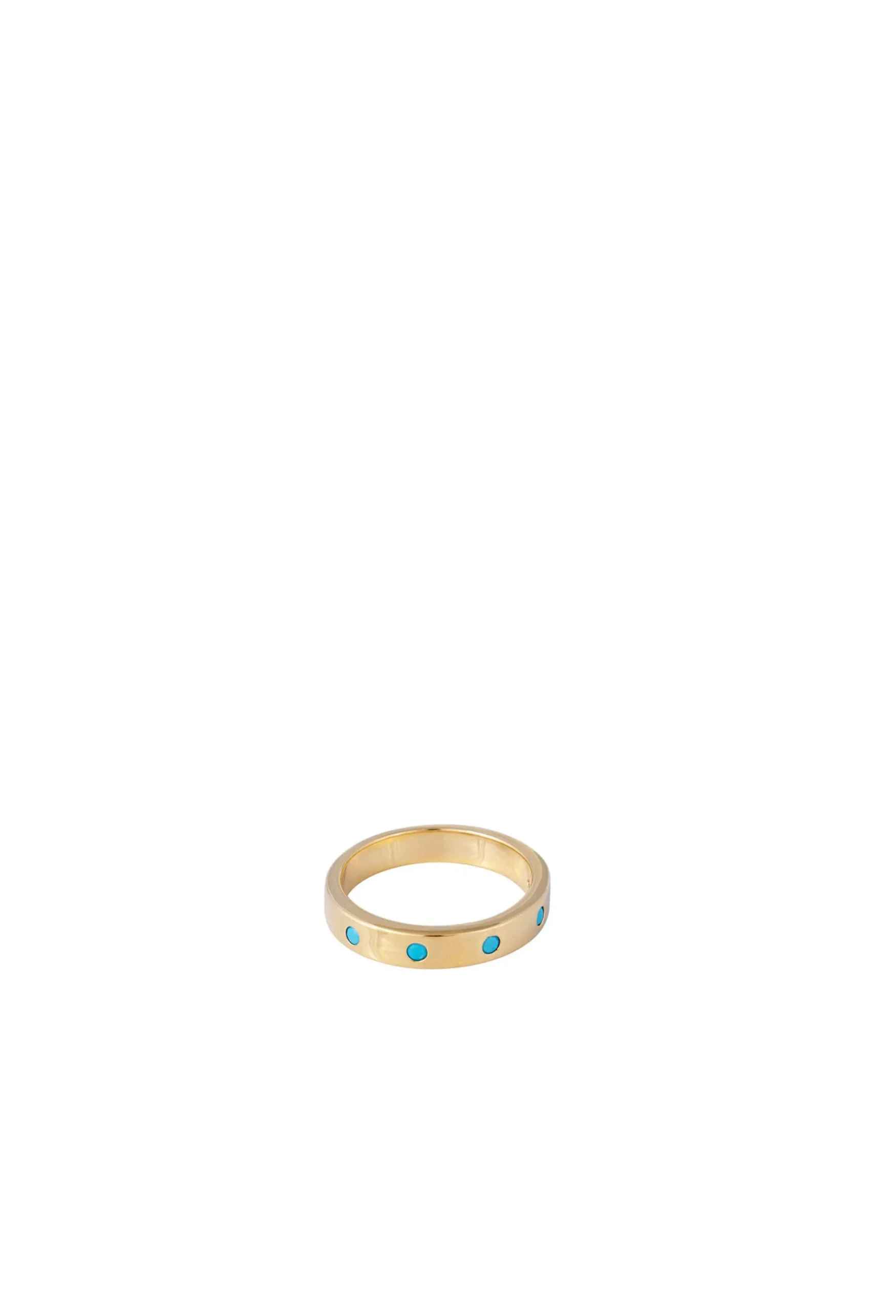 Rings-HUSK Fairley Cheetah Ring - Turquoise
