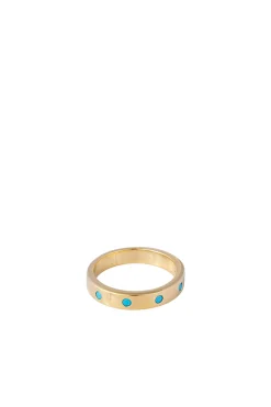 Rings-HUSK Fairley Cheetah Ring - Turquoise
