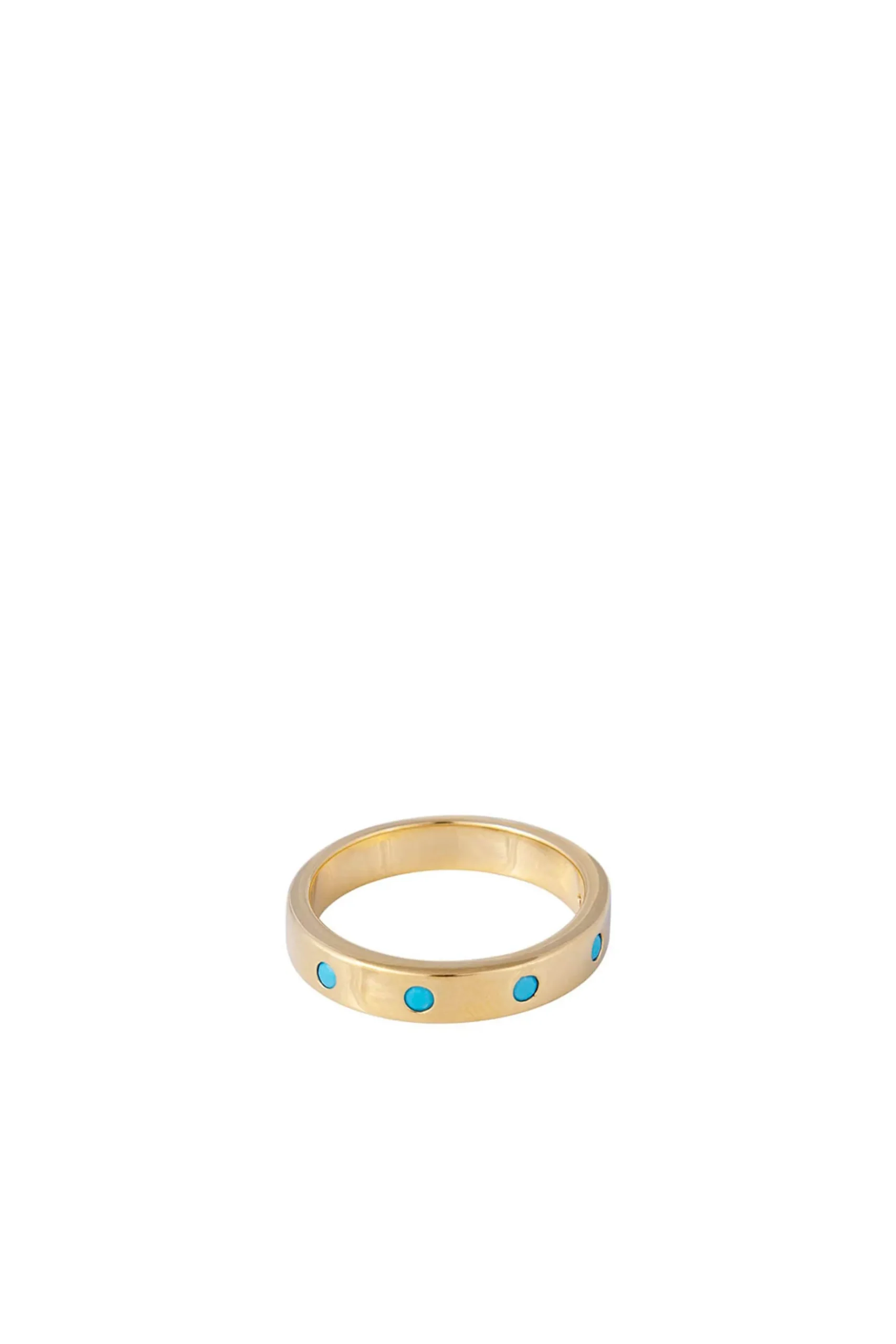 Rings-HUSK Fairley Cheetah Ring - Turquoise