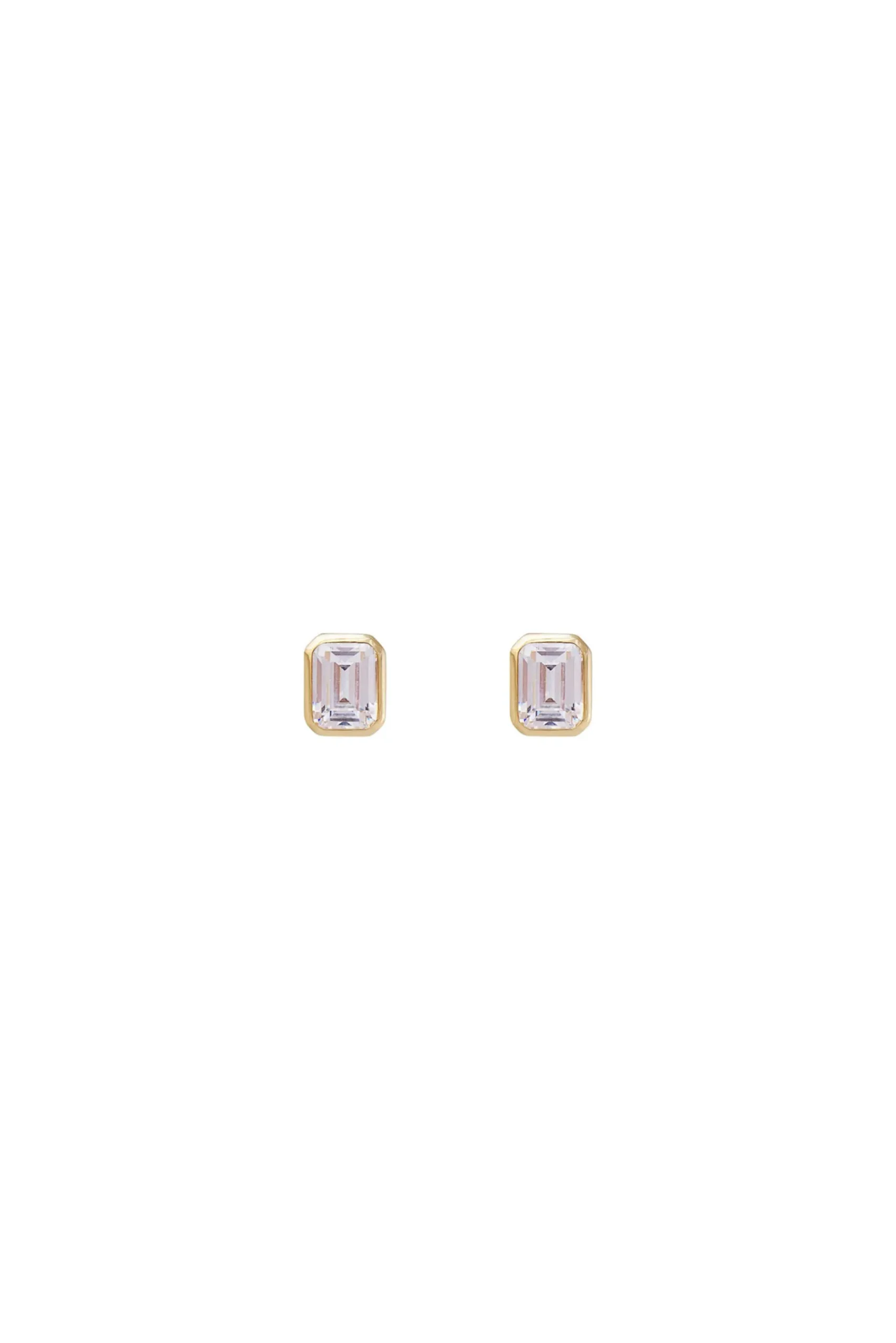 Earrings-HUSK Fairley Cocktail Studs - Clear