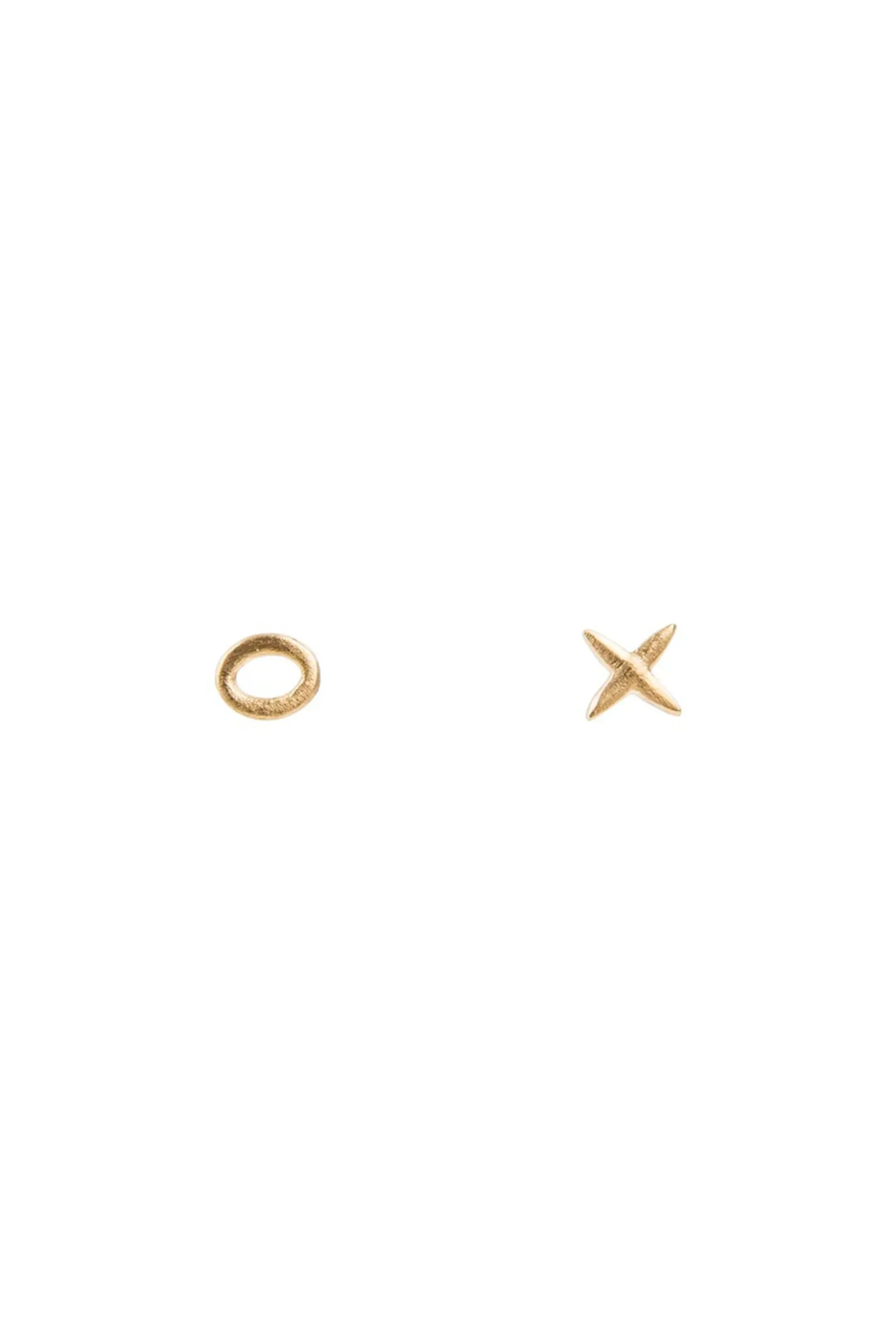 Earrings-HUSK Fairley Hug Stud - Gold