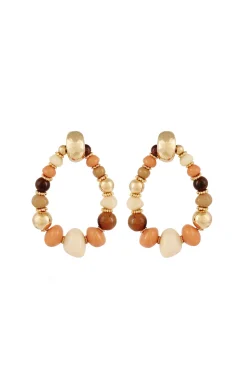Earrings-HUSK Gas Bijoux Biba Earring - Sun