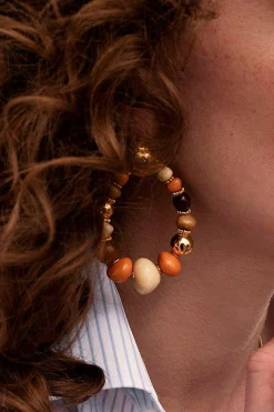 Earrings-HUSK Gas Bijoux Biba Earring - Sun