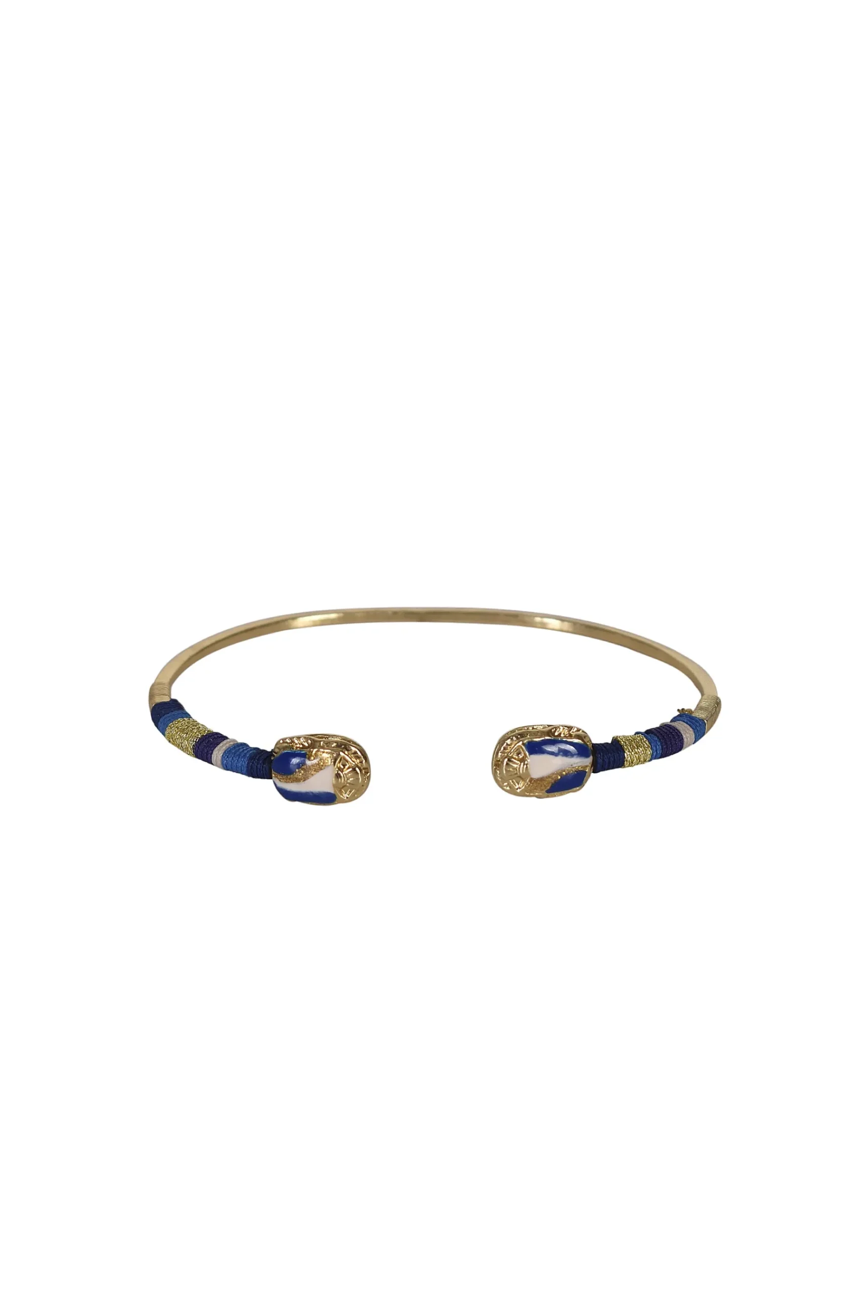 Bracelets-HUSK Gas Bijoux Duality Bracele - Blue Multi BlueMulti