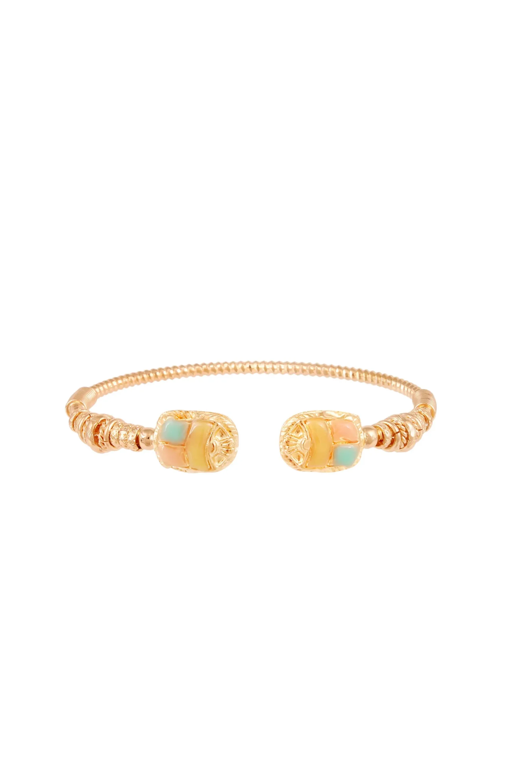 Bracelets-HUSK Gas Bijoux Duality Cuff - Gold