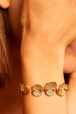 Bracelets-HUSK Gas Bijoux Eclipse Bracele - Gold
