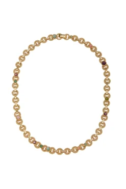 Necklaces-HUSK Gas Bijoux Mistral Necklac - Gold