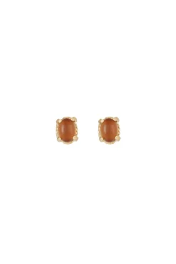 Earrings-HUSK Gas Bijoux Puce Stud - Sun
