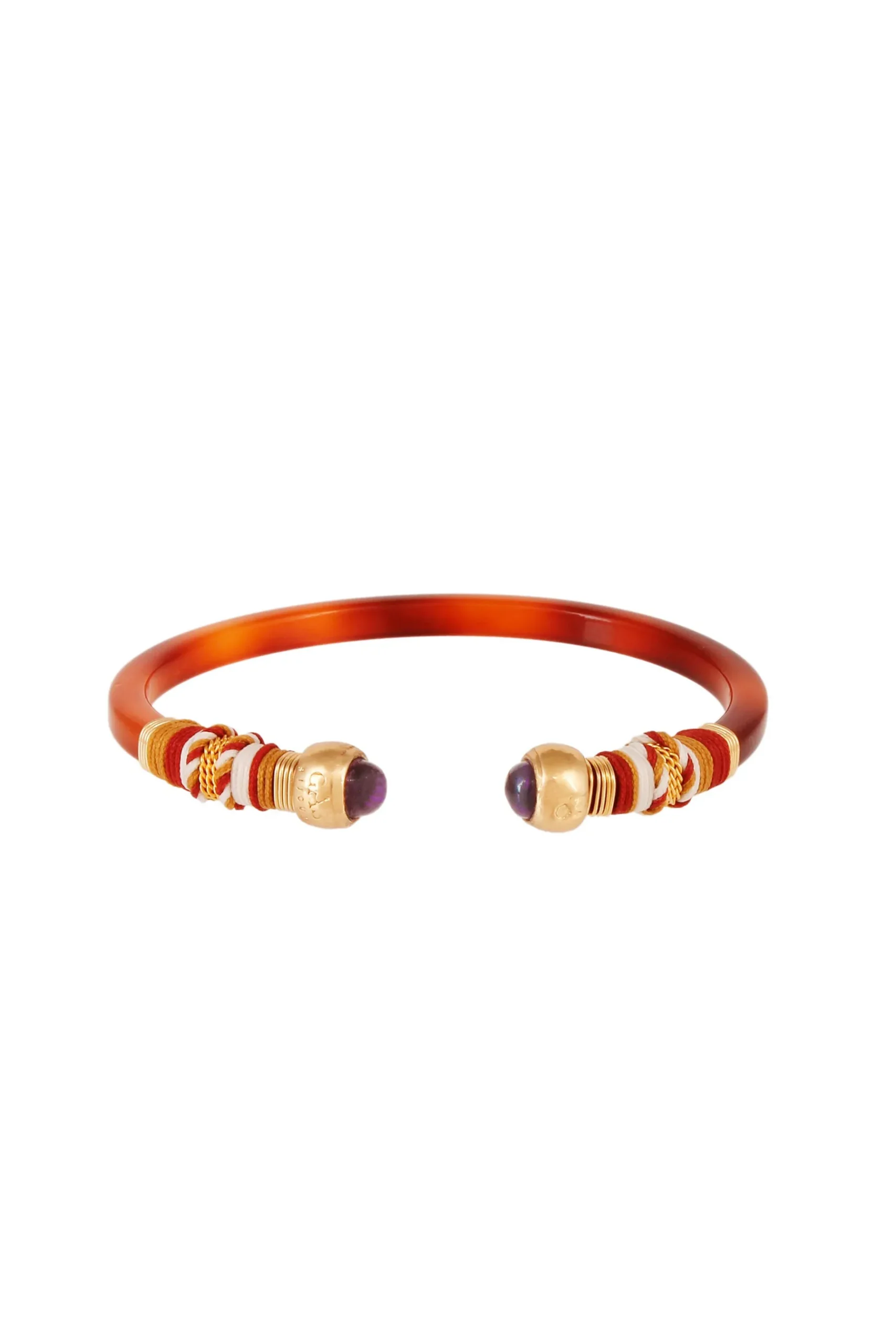 Bracelets-HUSK Gas Bijoux Sari Bracelet - Amber