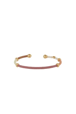 Bracelets-HUSK Gas Bijoux Zanziful Cuff - Pink Haze PinkHaze