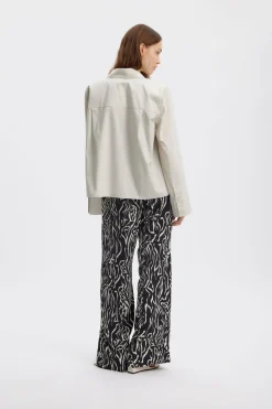 Tops-HUSK Gestuz Chilly Shirt - Rock