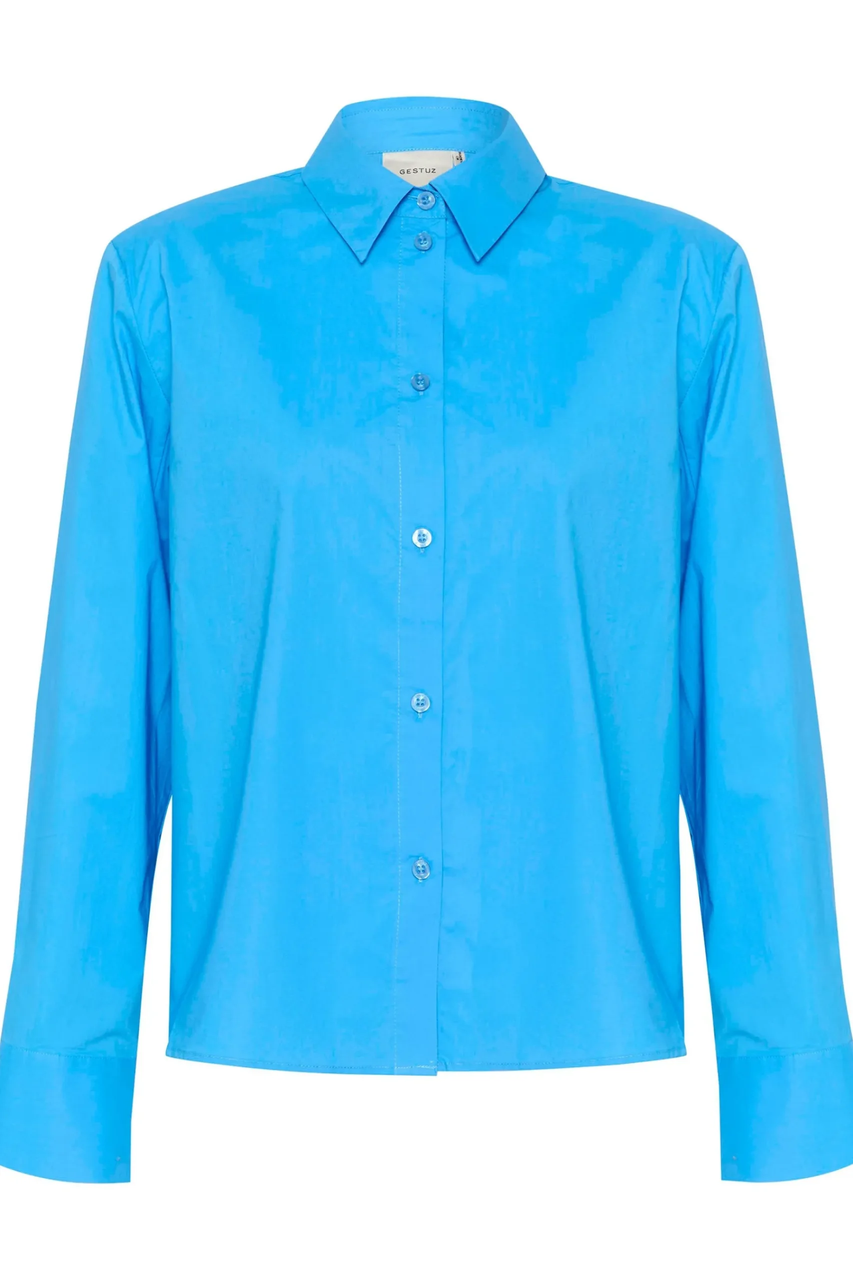 Tops-HUSK Gestuz Cyma Shirt - Marine