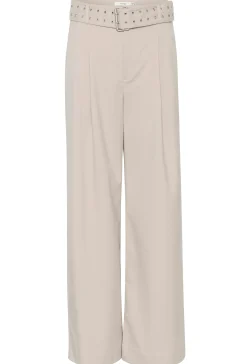 Pants-HUSK Gestuz Editha Pant - Sand