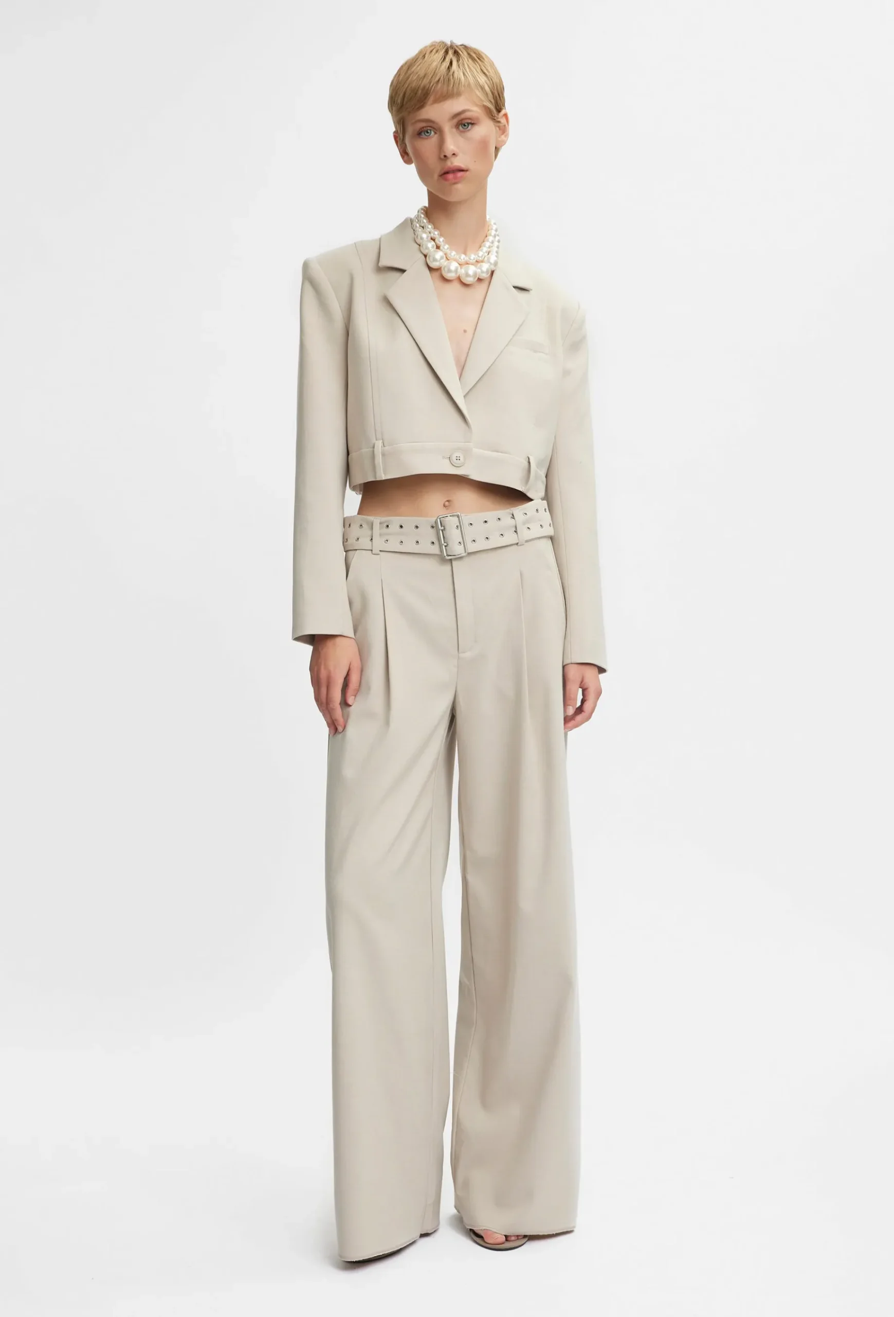 Pants-HUSK Gestuz Editha Pant - Sand