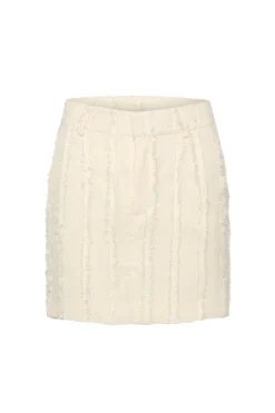 Skirts-HUSK Gestuz RAY SKIRT - Cream