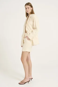 Skirts-HUSK Gestuz RAY SKIRT - Cream