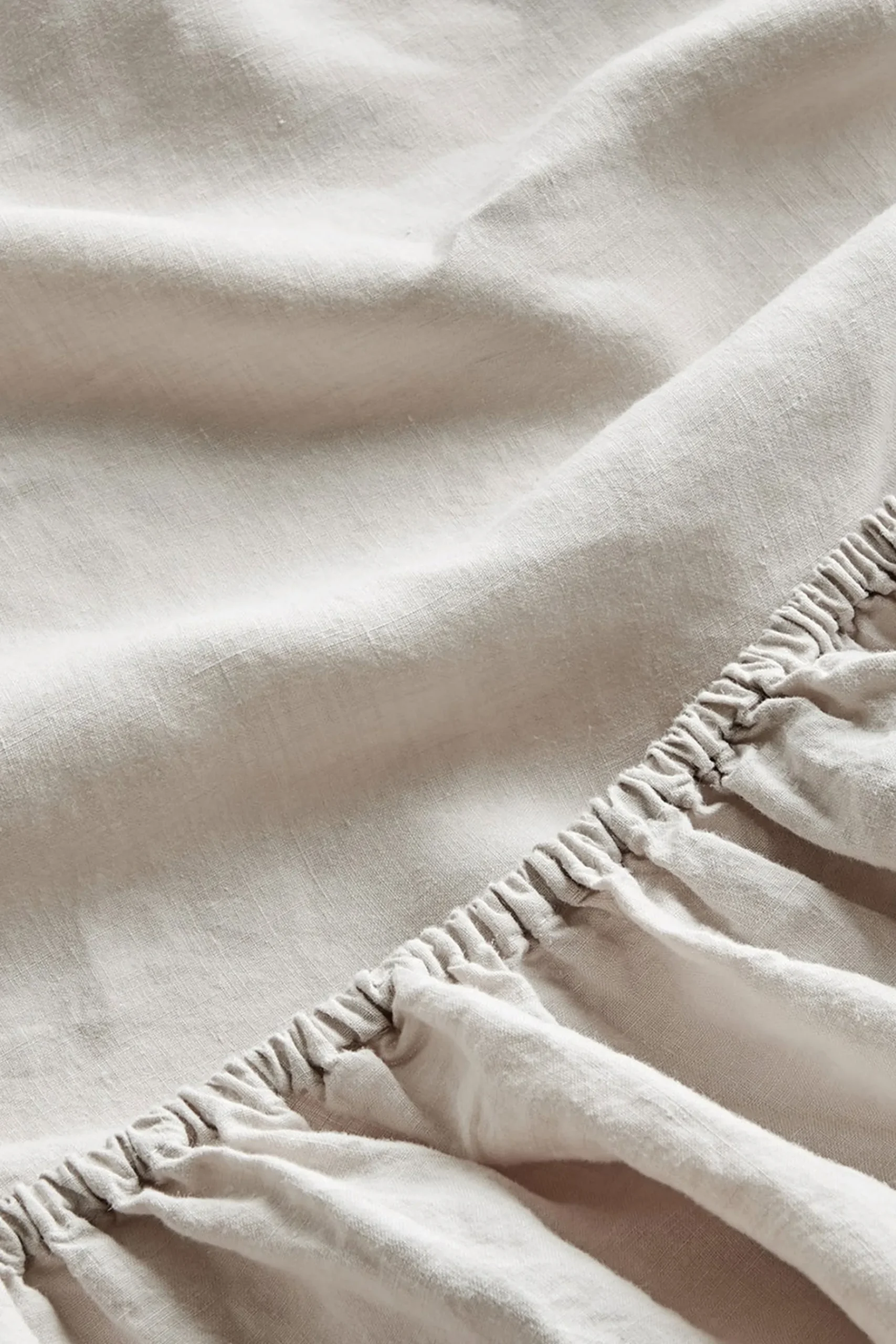 Cushions & Throws-HUSK Hanna Hygge Fitted Sheet HannaHyggeFittedSheet