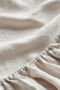 Cushions & Throws-HUSK Hanna Hygge Fitted Sheet HannaHyggeFittedSheet