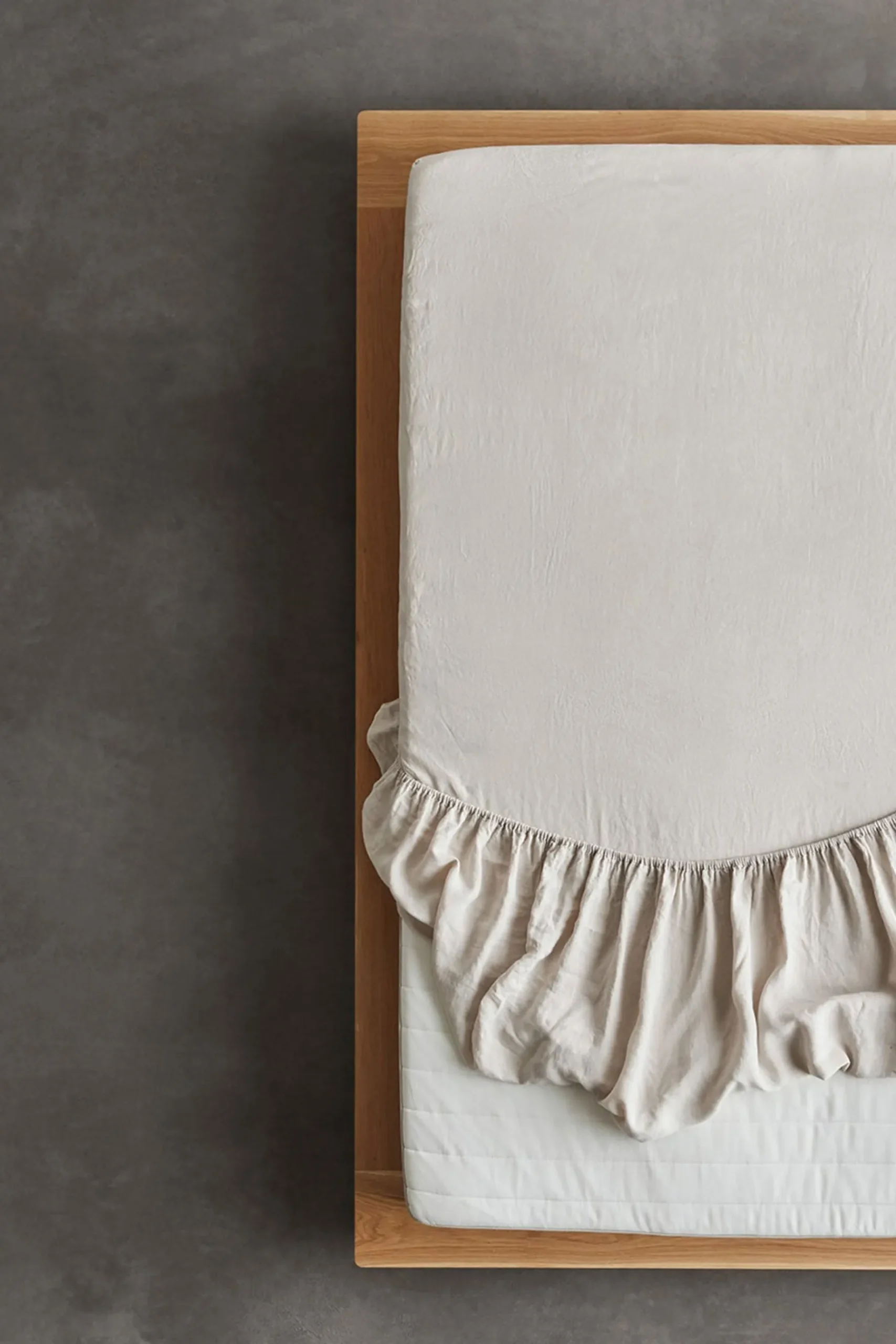 Cushions & Throws-HUSK Hanna Hygge Fitted Sheet HannaHyggeFittedSheet