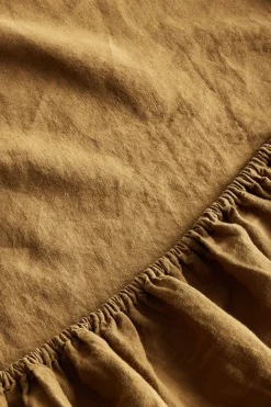Cushions & Throws-HUSK Hanna Hygge Fitted Sheet HannaHyggeFittedSheet