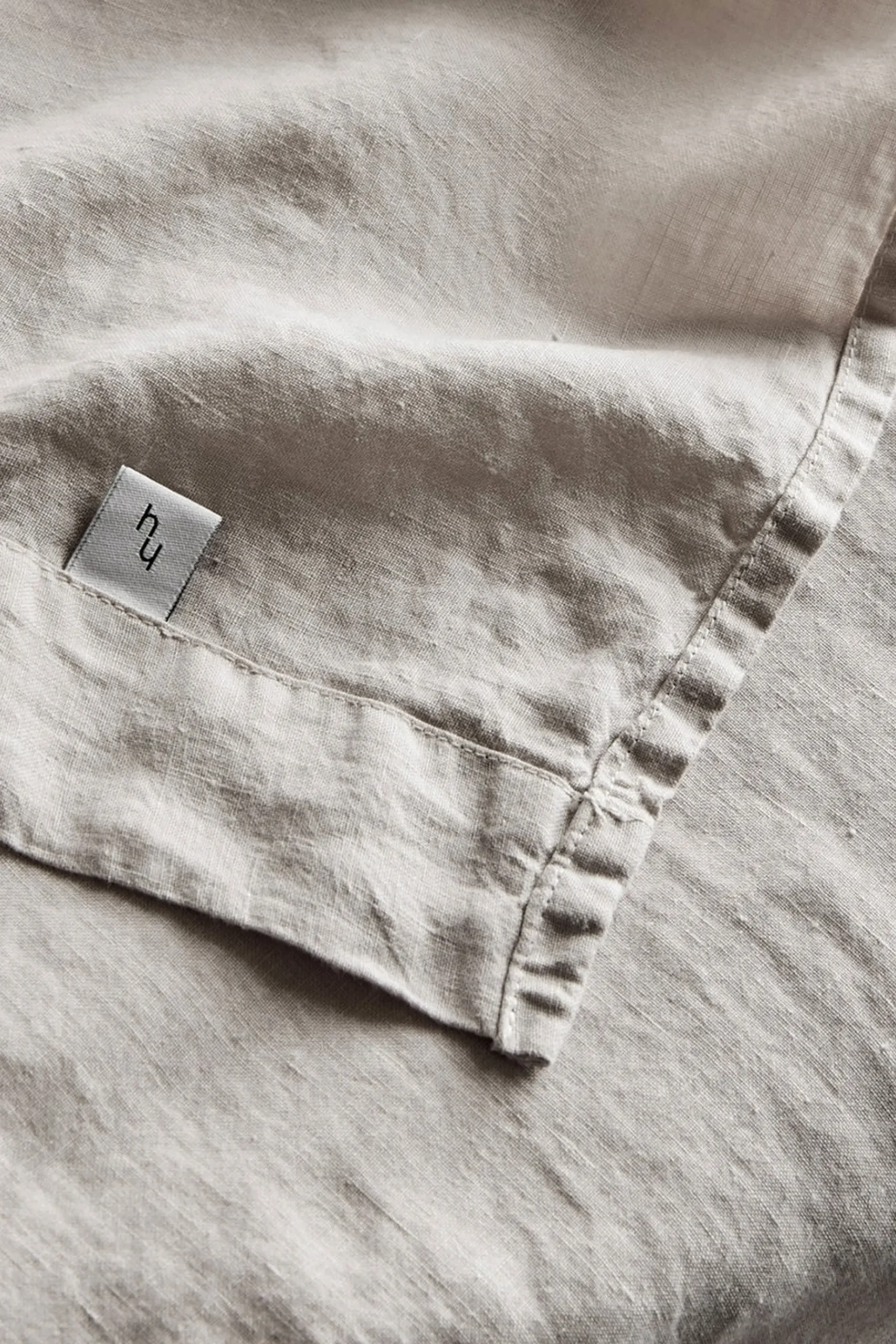 Cushions & Throws-HUSK Hanna Hygge Flat Sheet HannaHyggeFlatSheet