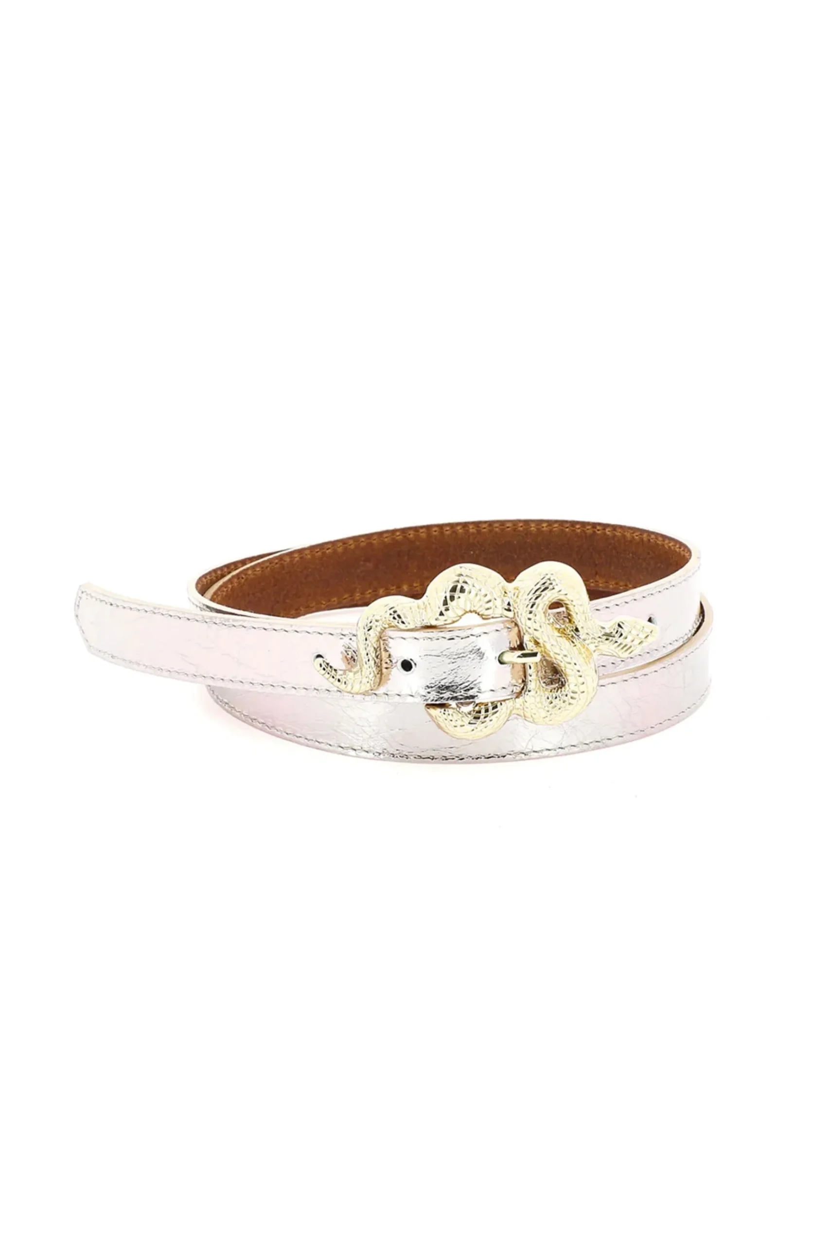 Belts-HUSK Herbert Frere Soeur Barbier Belt - Silver