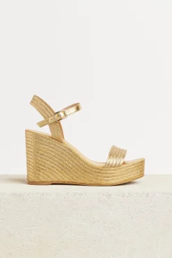 Shoes-HUSK ADELA ESPADRILL - Gold
