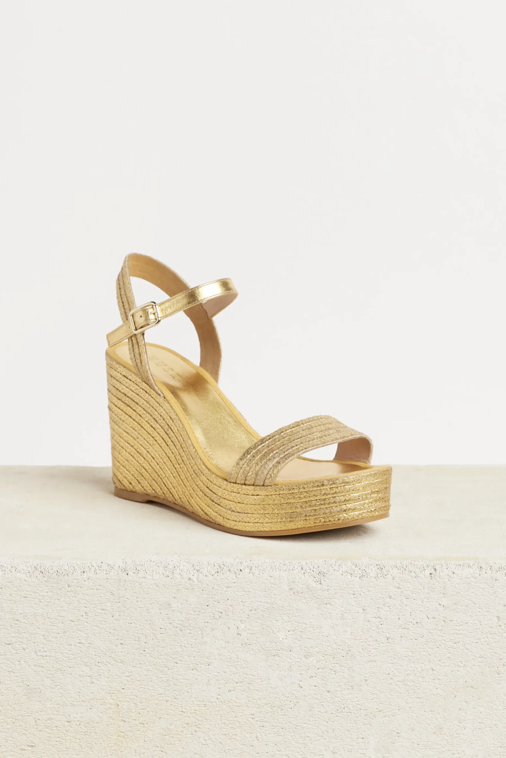 Shoes-HUSK ADELA ESPADRILL - Gold