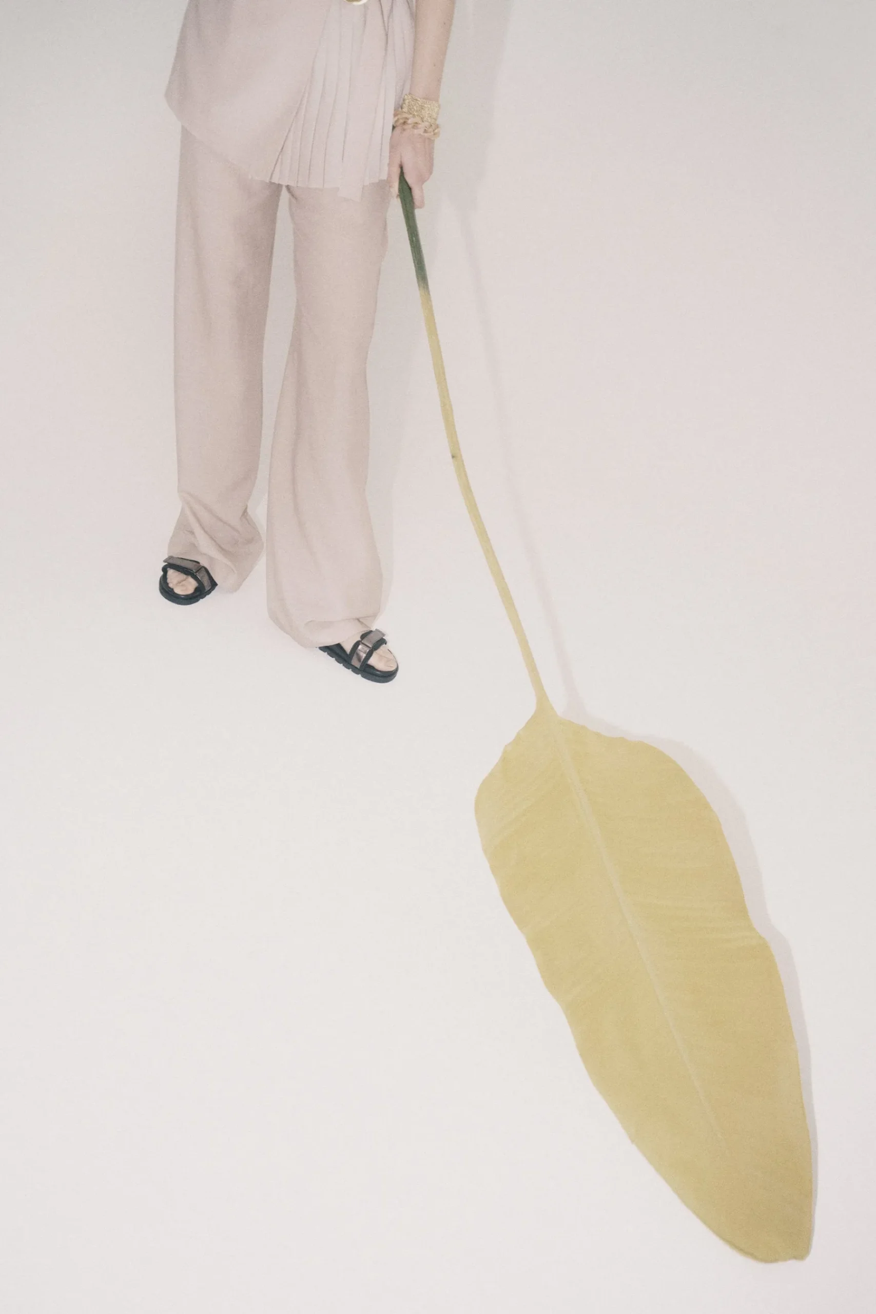 Pants-HUSK Adella pant - Stone