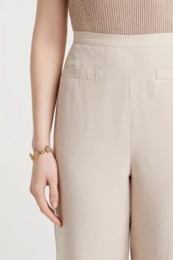 Pants-HUSK Adella pant - Stone