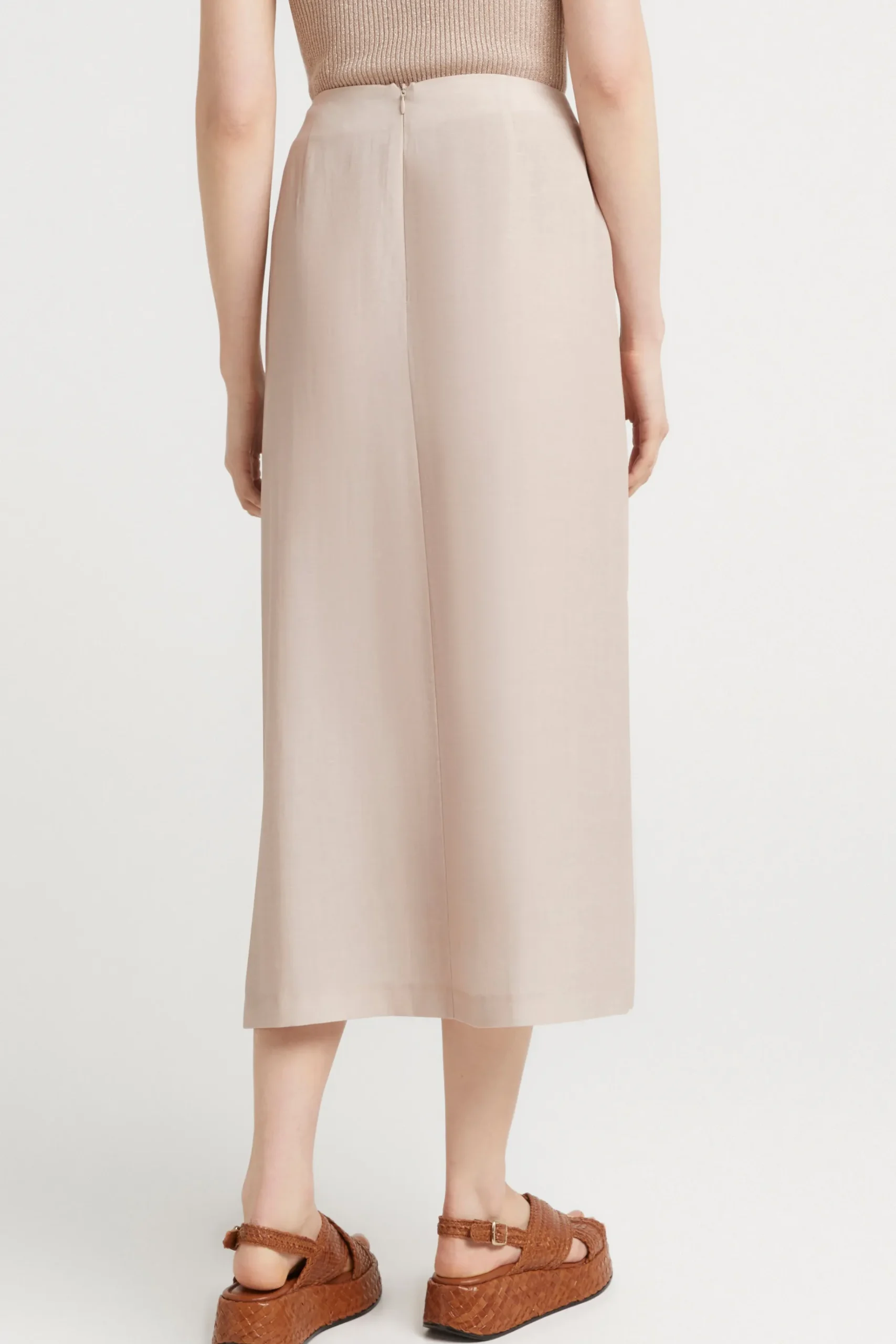 Skirts-HUSK Adella skirt - Stone