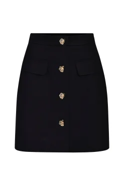 Skirts-HUSK ALBA SKIRT - Black