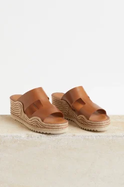 Shoes-HUSK ALESSIA SLIDE - Tan