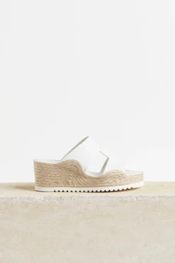 Shoes-HUSK ALESSIA SLIDE - White