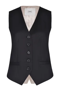Jackets & Coats-HUSK Alessia vest - Black