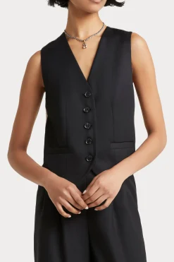 Jackets & Coats-HUSK Alessia vest - Black