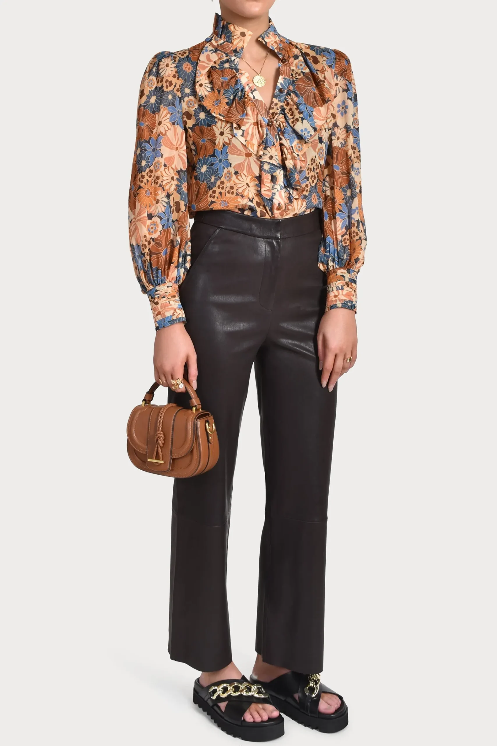 Tops-HUSK AMBER TOP - Print