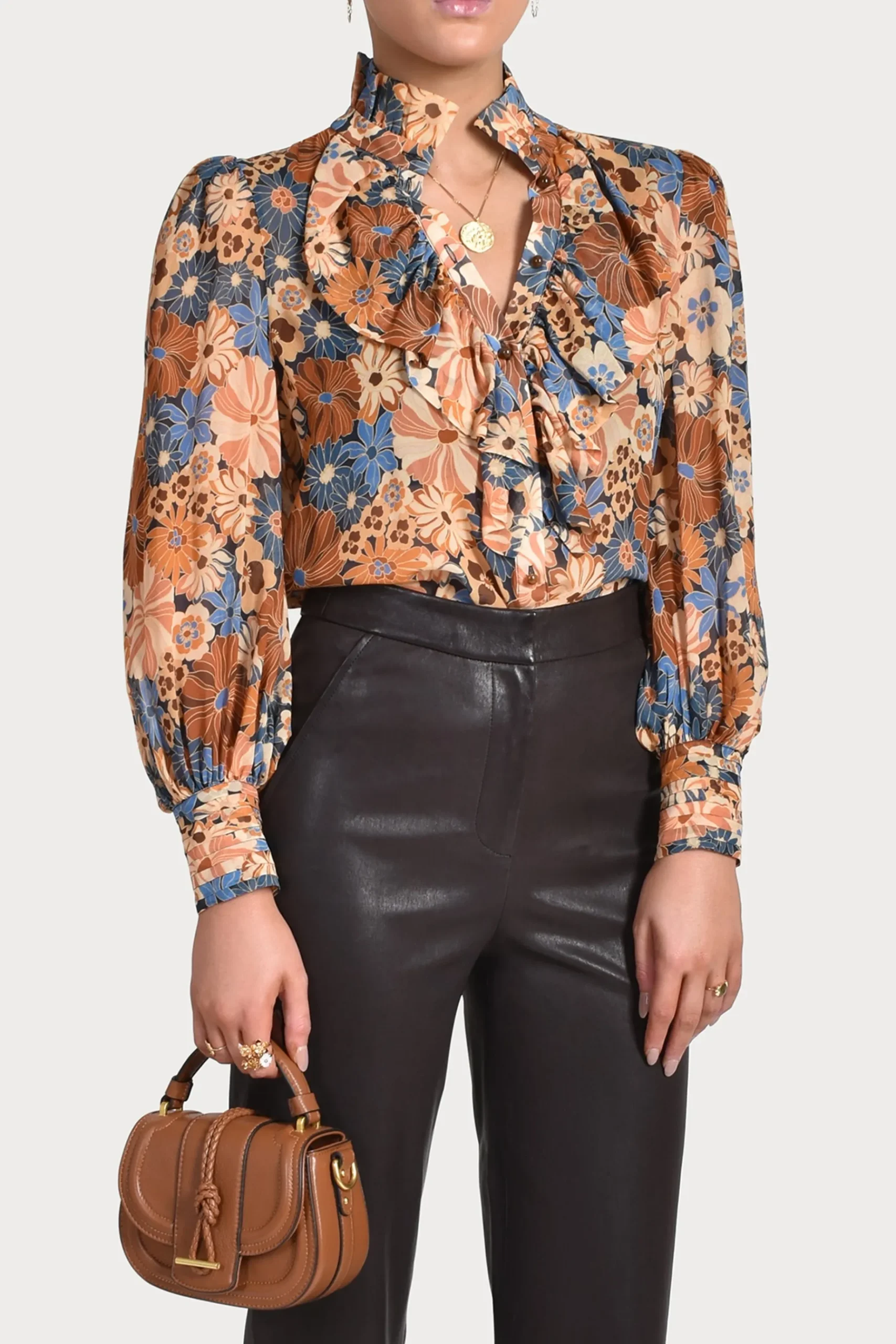 Tops-HUSK AMBER TOP - Print