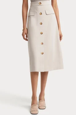 Skirts-HUSK Arabella Skirt - Stone