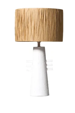 Furniture, Lighting & Mirrors-HUSK Artemis Lamp - White