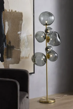 Furniture, Lighting & Mirrors-HUSK Athena Lamp - Multi Coloured MultiColoured