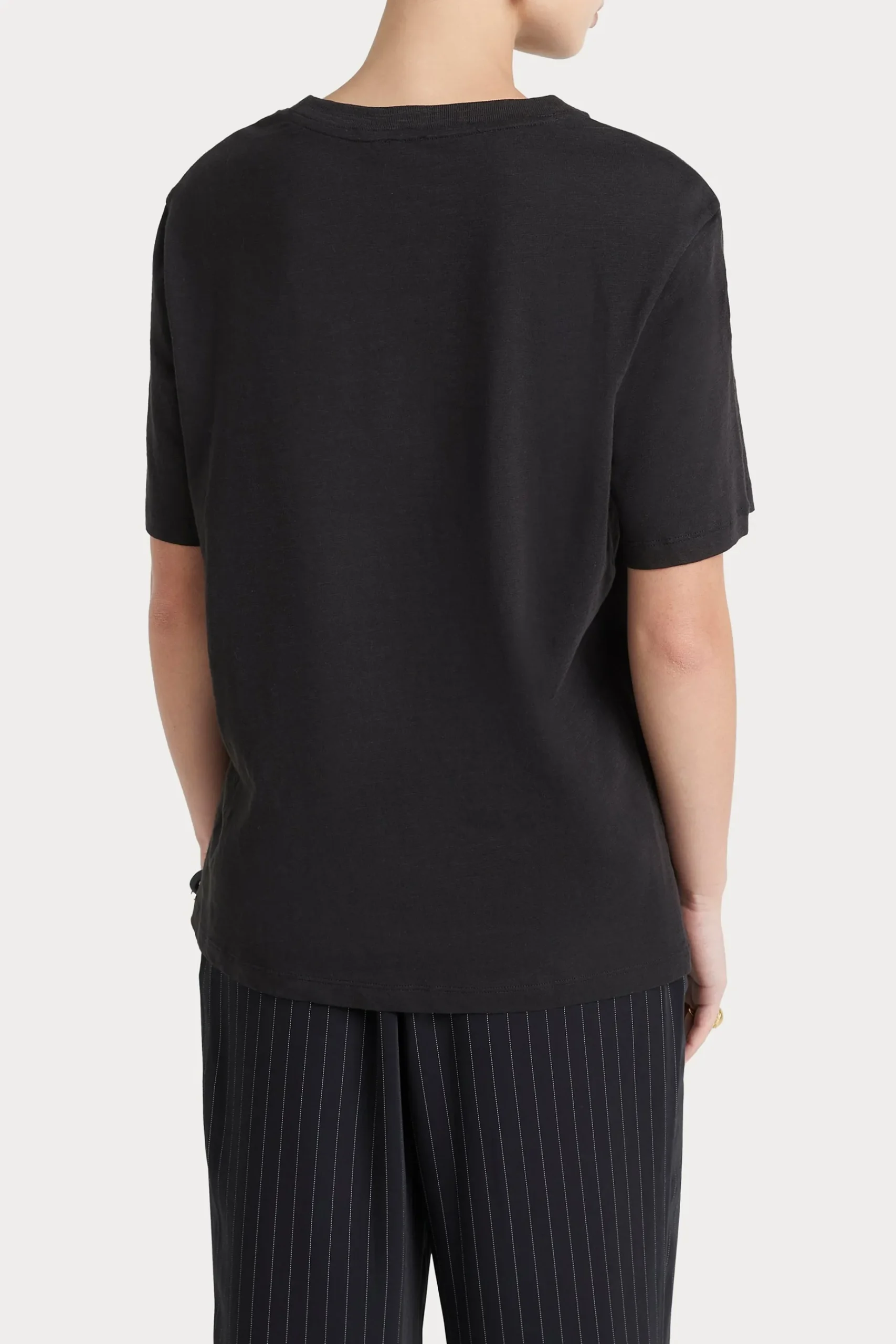 Tops-HUSK BEADED TSHIRT - Black