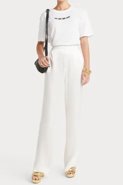 Tops-HUSK BEADED TSHIRT - White